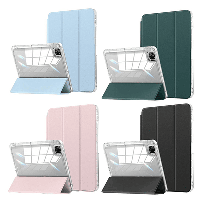 Carcasa Smart Cover Clear Para iPad Air 6 11 M2 2024 Colores