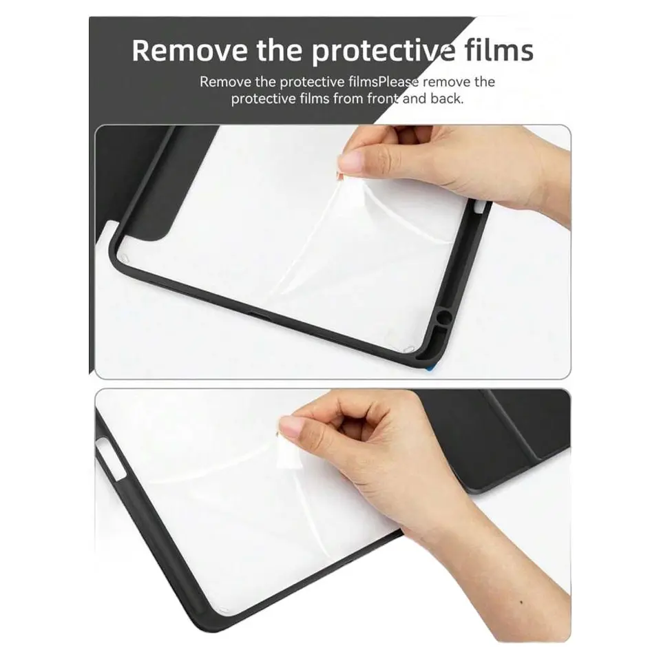 Carcasa Smart Cover Clear Para iPad Air 6 11 M2 2024 Colores 10