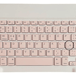 Funda Con Teclado Rosado Para iPad Air 13 M2 2024 Con Ranura