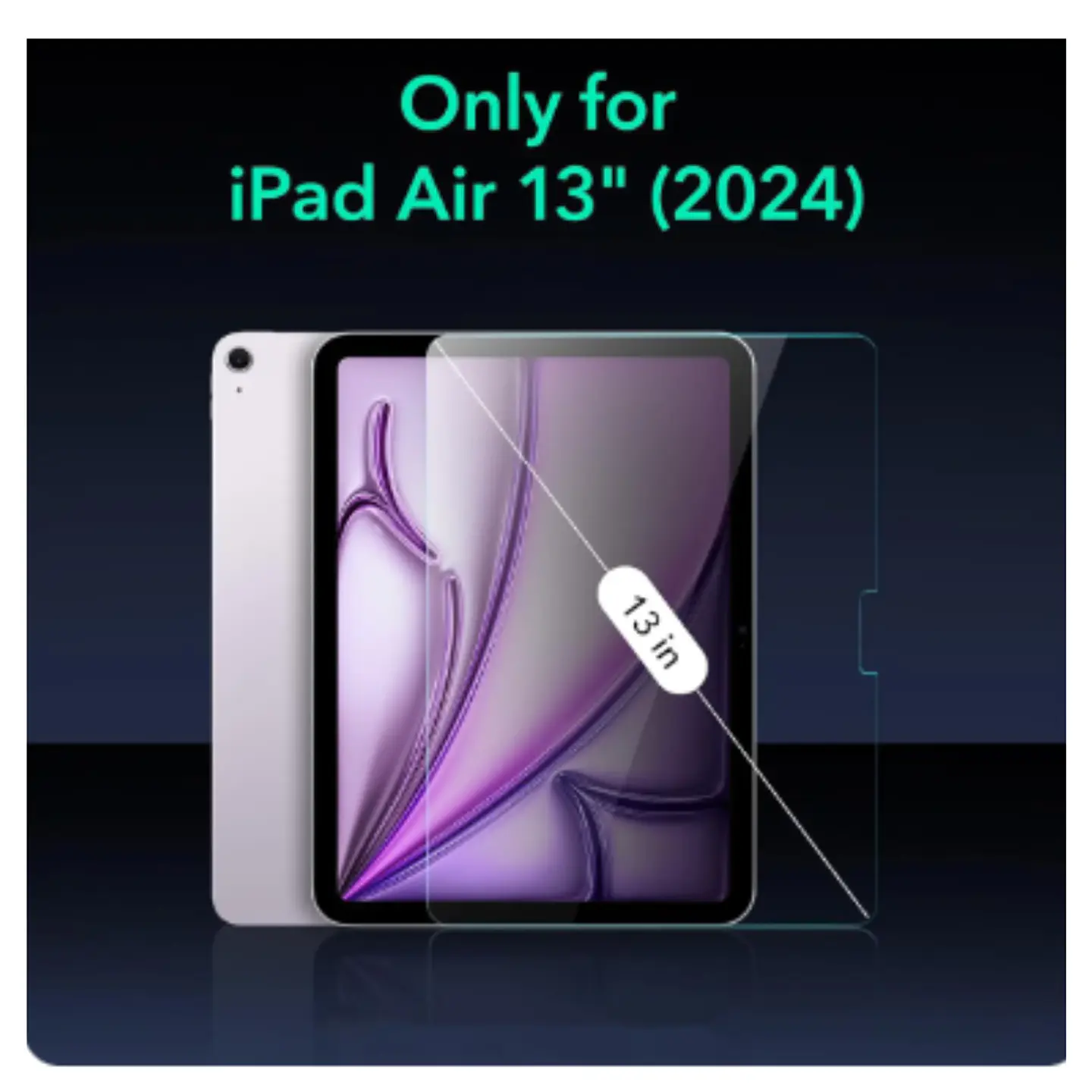 Funda Con Teclado Negro Para iPad Air 13 M2 Español 11
