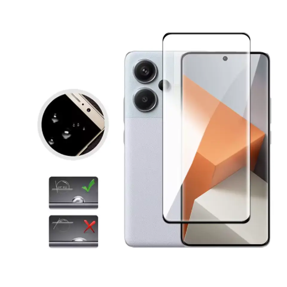 Lámina Completa Vidrio Curvo Para Xiaomi Redmi Note 13 Pro+ 2