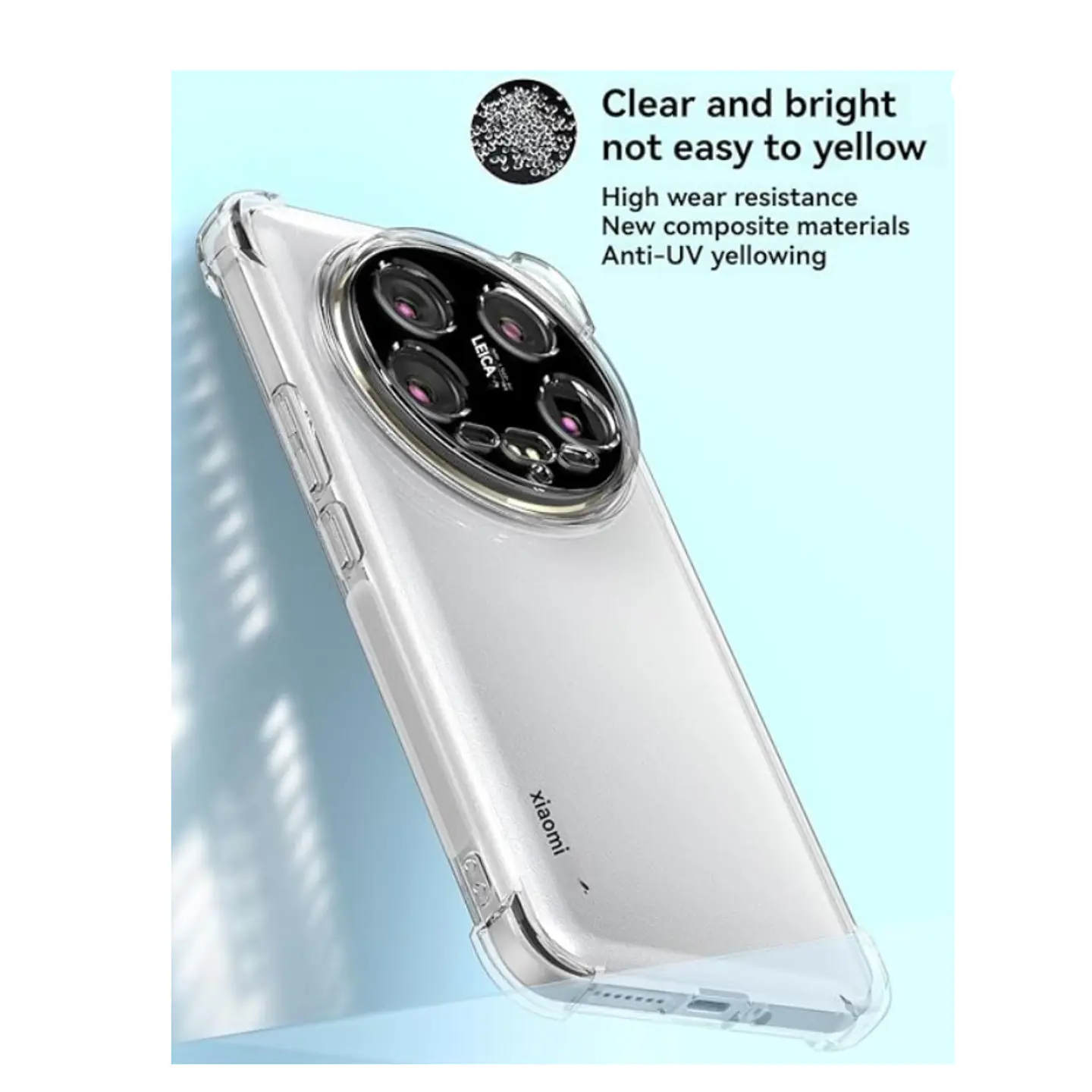 Carcasa Funda Para Xiaomi 14 Ultra 5g Transparente Reforzada 5