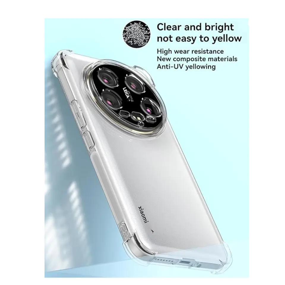 Carcasa Funda Para Xiaomi 14 Ultra 5g Transparente Reforzada 5