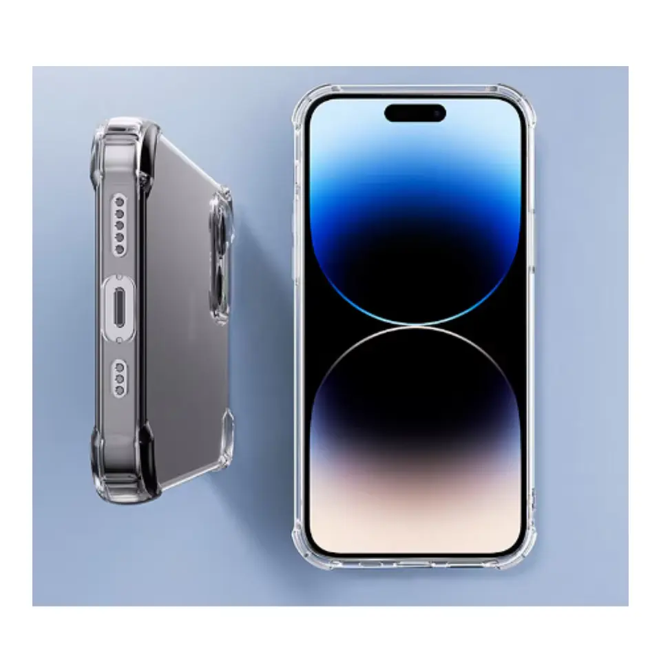 Carcasa Funda Transparente Reforzada Para iPhone 16 Pro Max 3