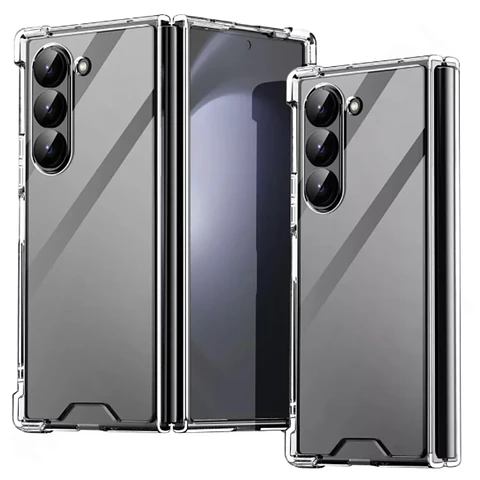 Carcasa Para Samsung Z Fold 6 Transparente Reforzada