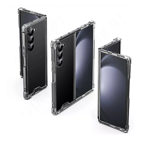 Carcasa Para Samsung Z Fold 6 Transparente Reforzada