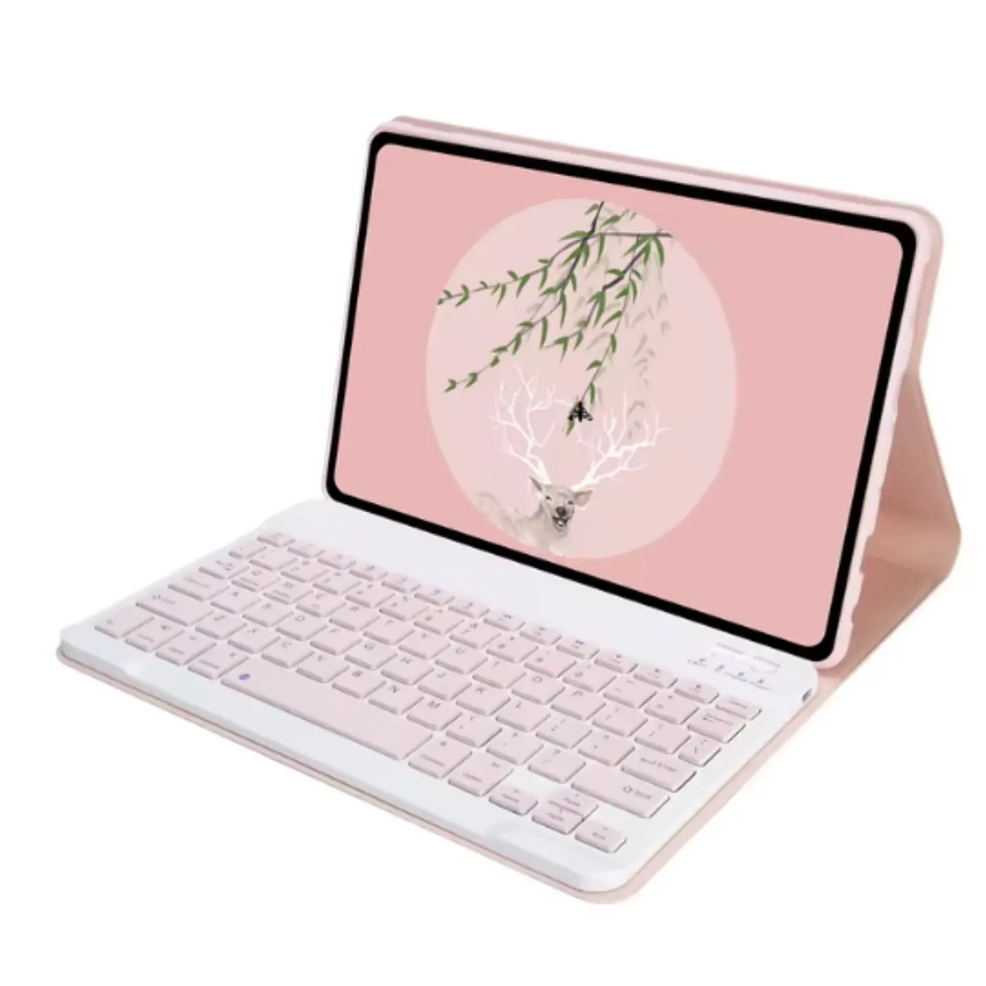 Funda Con Teclado Rosa Para Tablet Xiaomi Redmi Pad Se 11