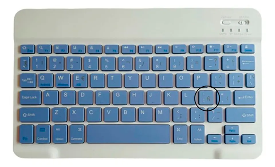 Funda + Teclado Lila iPad 7ma/8va/9na Gen 10.2