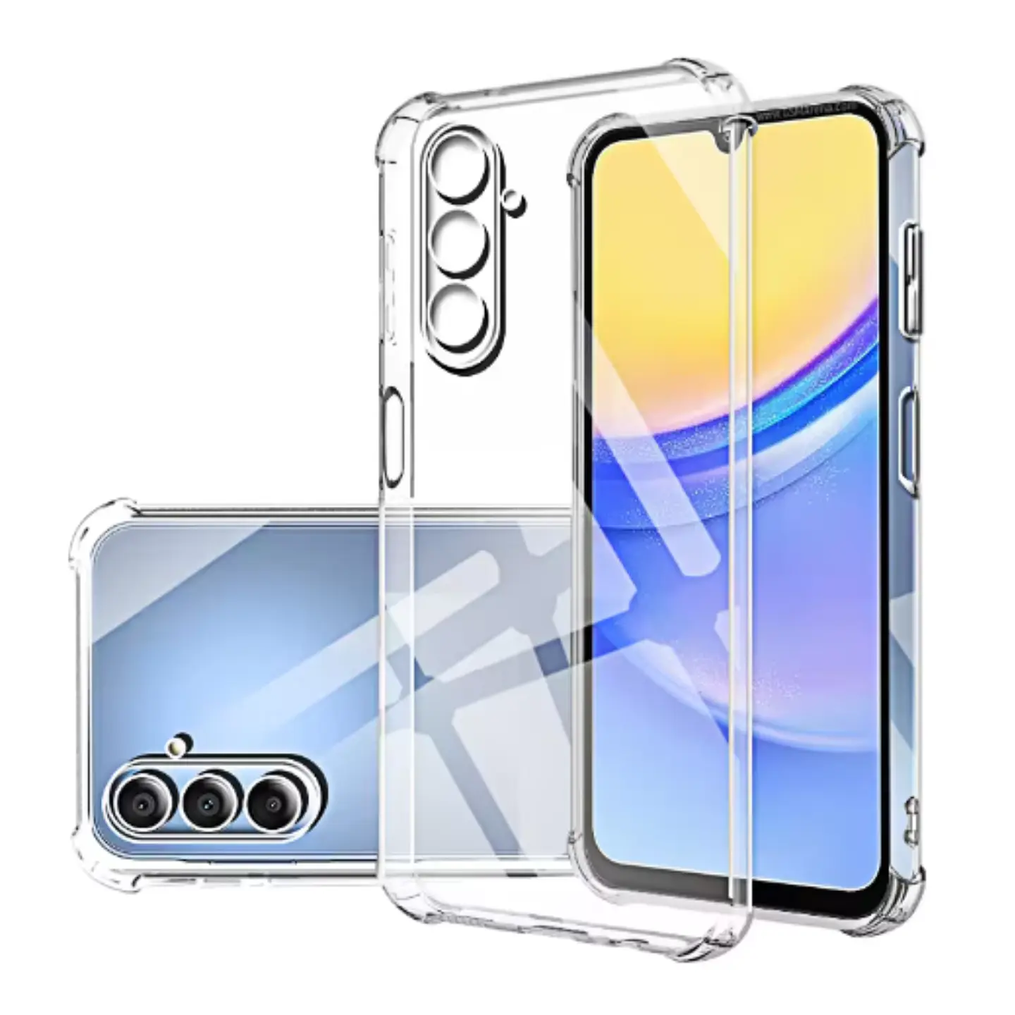Carcasa Para Samsung A04s Transparente Reforzada 1
