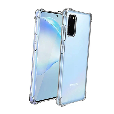 Carcasa Para Samsung S20 Normal Transparente Reforzada