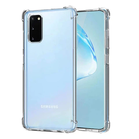 Carcasa Para Samsung S20 Normal Transparente Reforzada