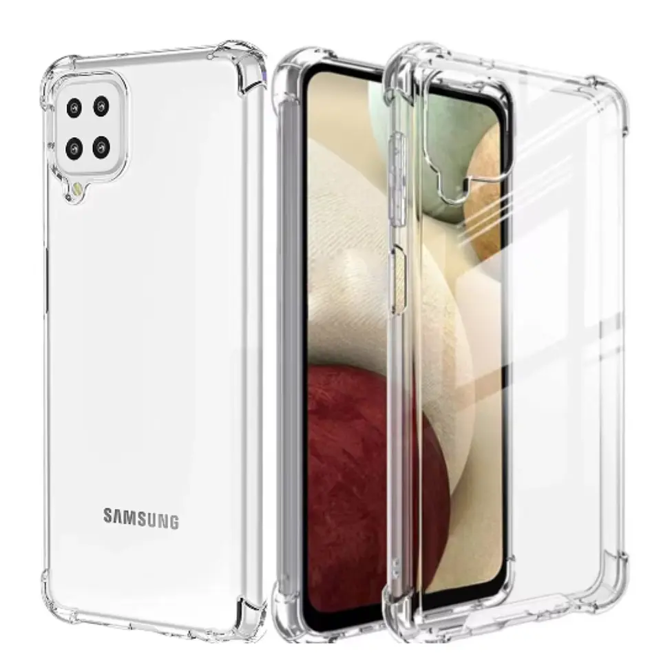 Carcasa Para Samsung A22 5g Transparente Reforzada 1