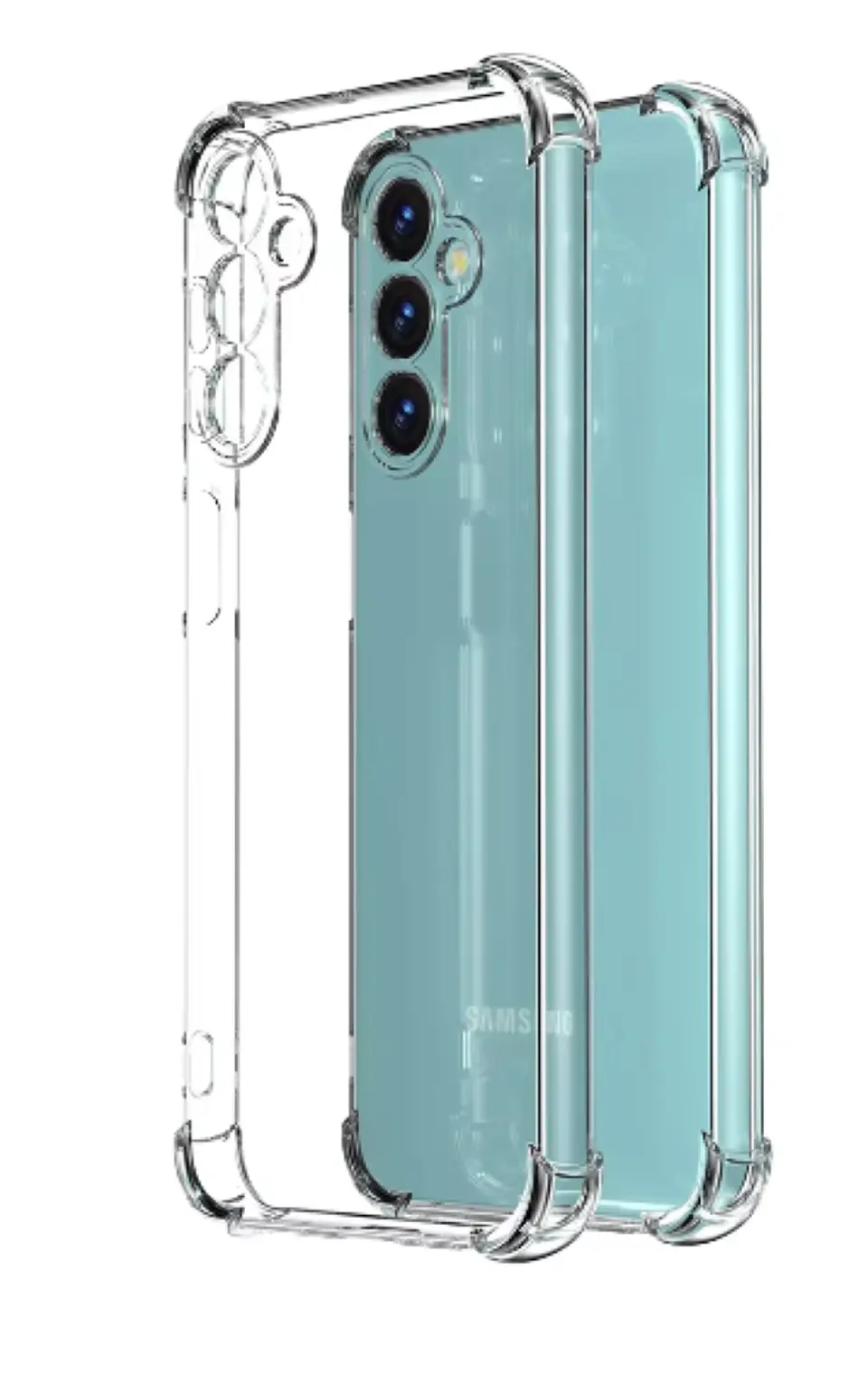 Carcasa Para Samsung A14 5g Transparente Reforzada 1