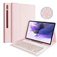 Funda Con Teclado Rosado Para Samsung S10 Ultra 14.6 X920 - Miniatura 1