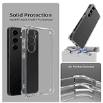 Carcasa Para Samsung S24 Fe Transparente Reforzada