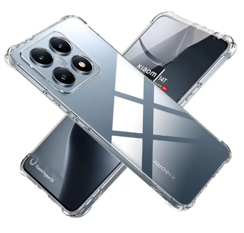 Carcasa Para Xiaomi 14T 5g Transparente Reforzada 1