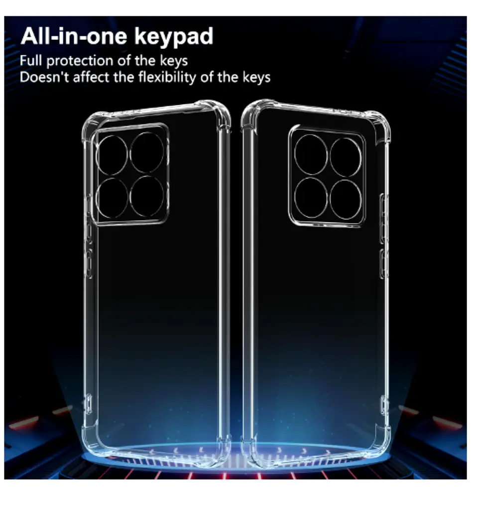 Carcasa Para Xiaomi 14T 5g Transparente Reforzada 2