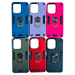 Carcasa Para Xiaomi Redmi 13c Anti Golpes Anillo Colores