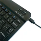 Funda Con Teclado Negro Para Tab Samsung S10 Plus 12.4