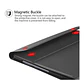Funda Con Teclado Negro Para Tab Samsung S10 Plus 12.4