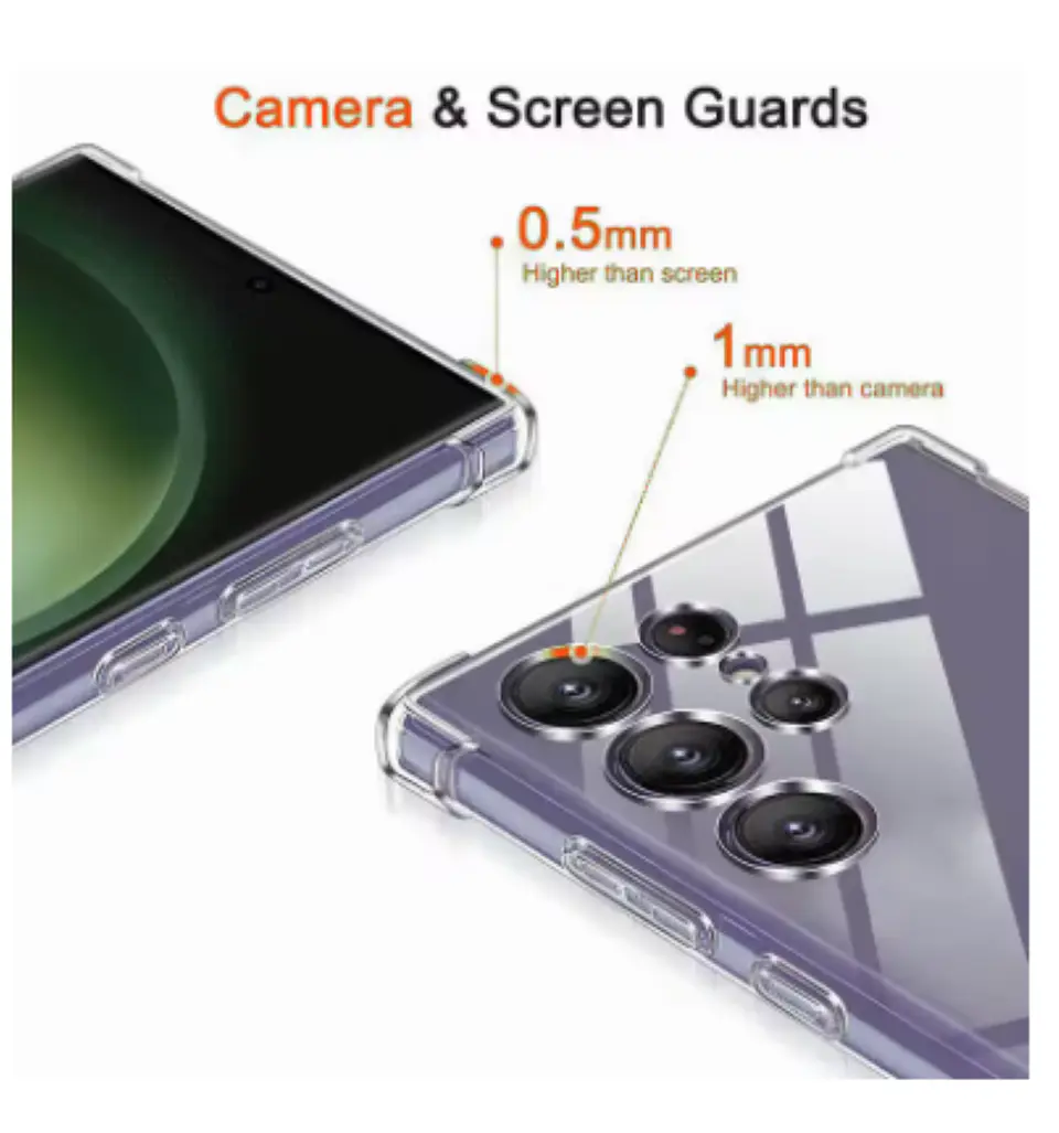 Carcasa Para Samsung S25 Ultra Transparente Reforzada 3