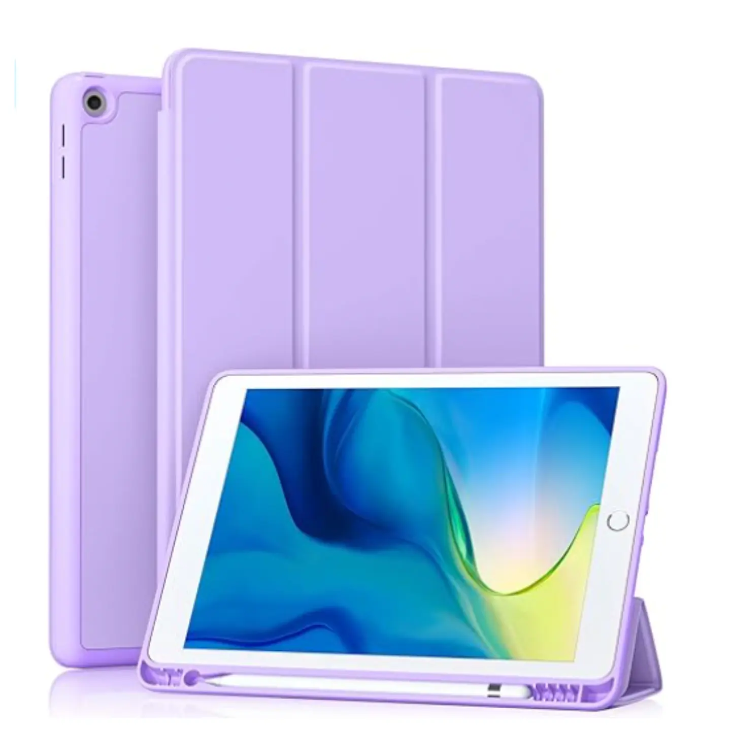 Funda Con Ranura Smart Cover Para iPad 9.7 5ta/6ta Gene 3
