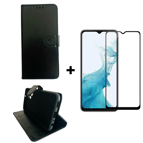 Carcasa Para Samsung A13 4g Flip Cover Agenda + Mica Lámina