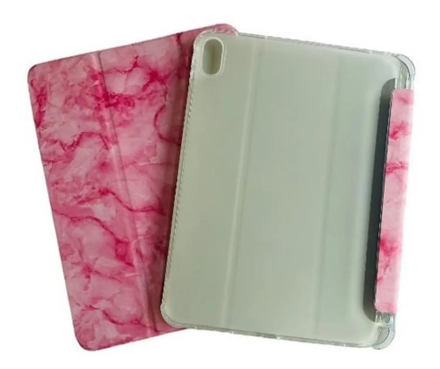 Carcasa Smart Cover Mármol Para iPad Air 6 11 M2 2024 Ranura 3