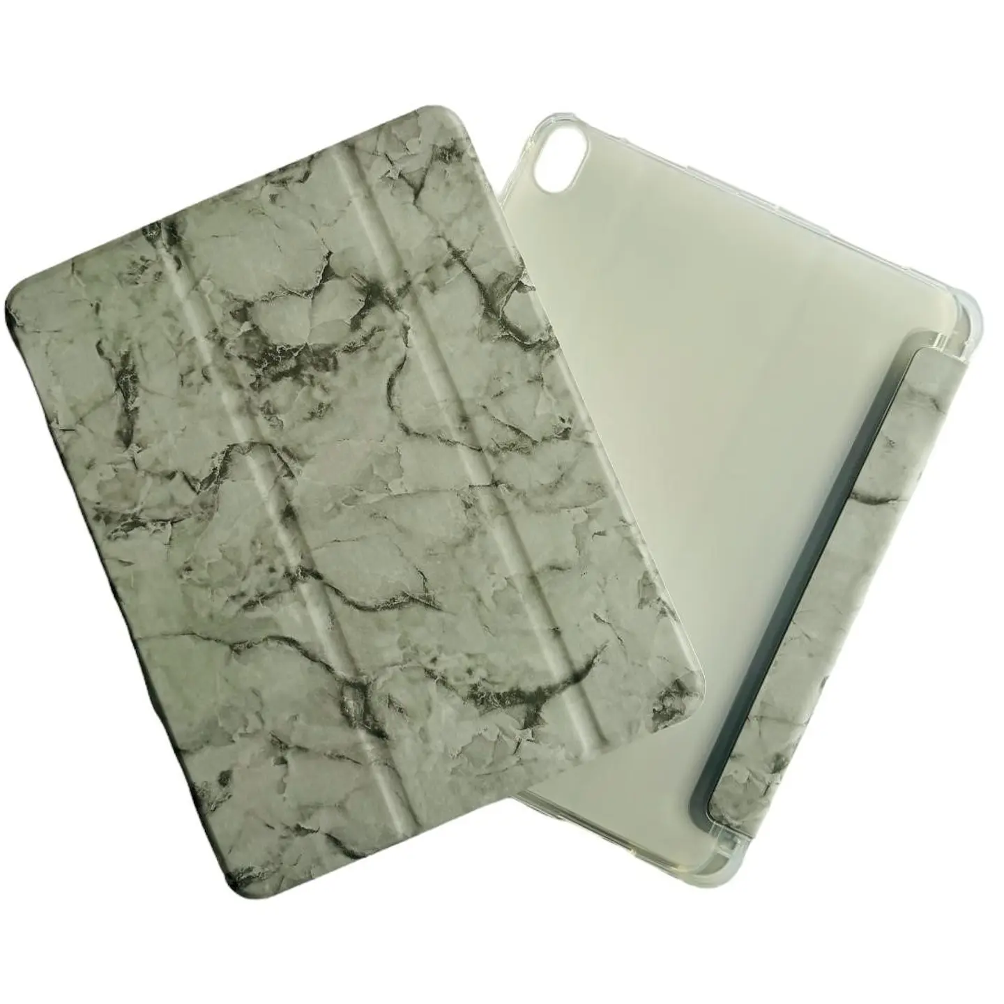 Carcasa Smart Cover Mármol Para iPad Air 6 11 M2 2024 Ranura 4