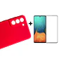 Carcasa Para Samsung S21 Fe Silicona Color + Mica Vidrio - Miniatura 5