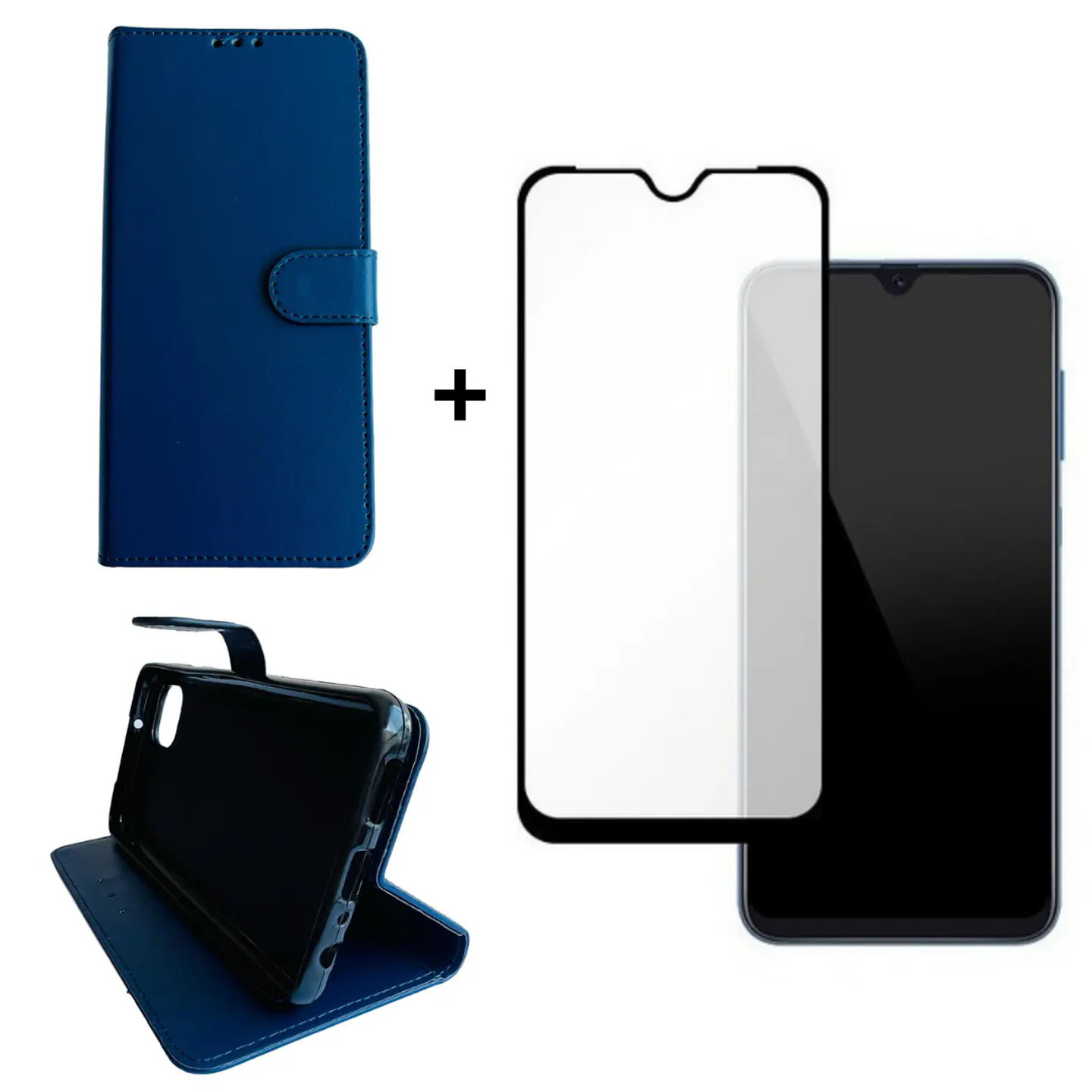 Carcasa Para Samsung A04 Normal Flip Cover Agenda + Mica Lámina 1