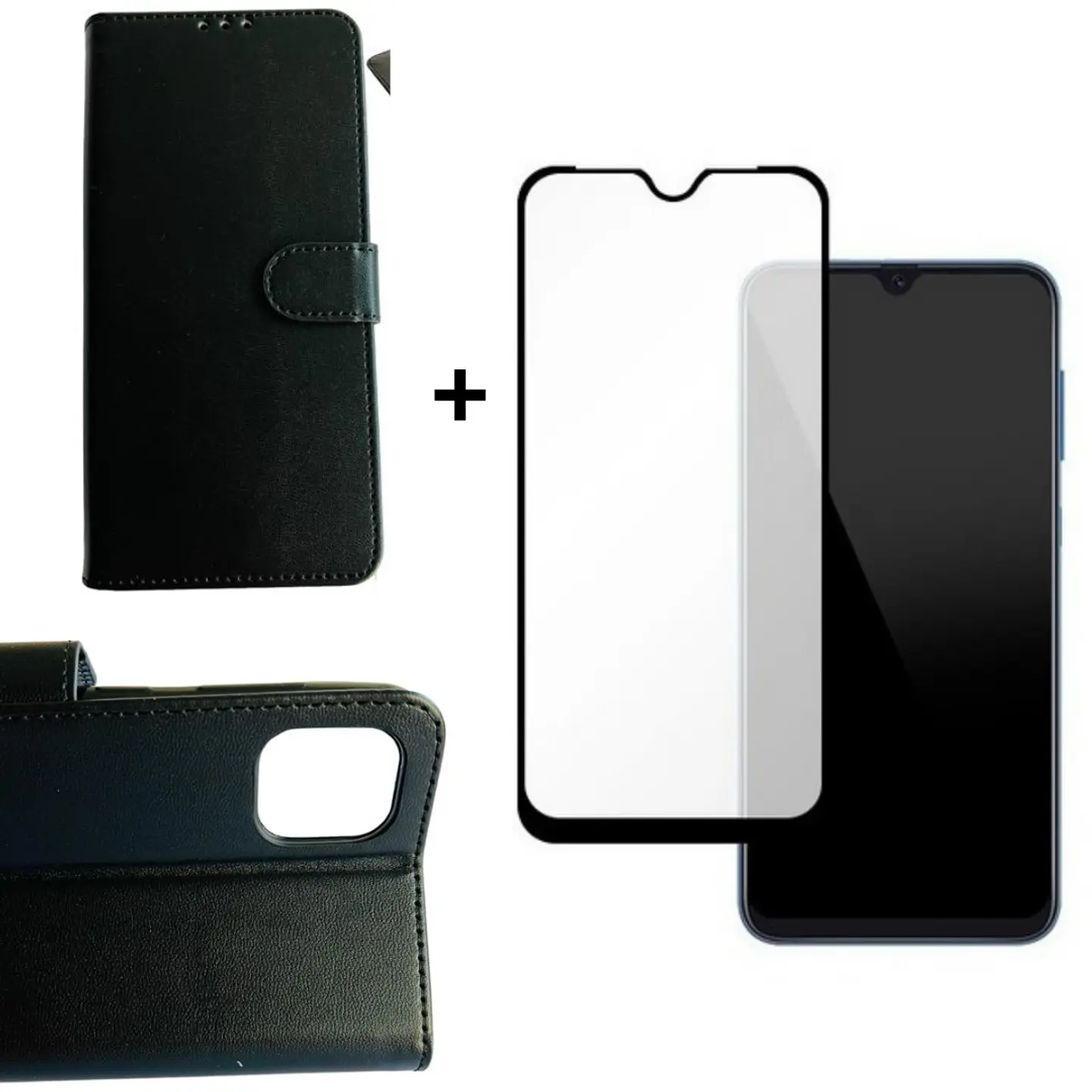 Carcasa Para Samsung A04 Normal Flip Cover Agenda + Mica Lámina 4