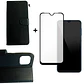 Carcasa Para Samsung A04 Normal Flip Cover Agenda + Mica Lámina - Miniatura 4