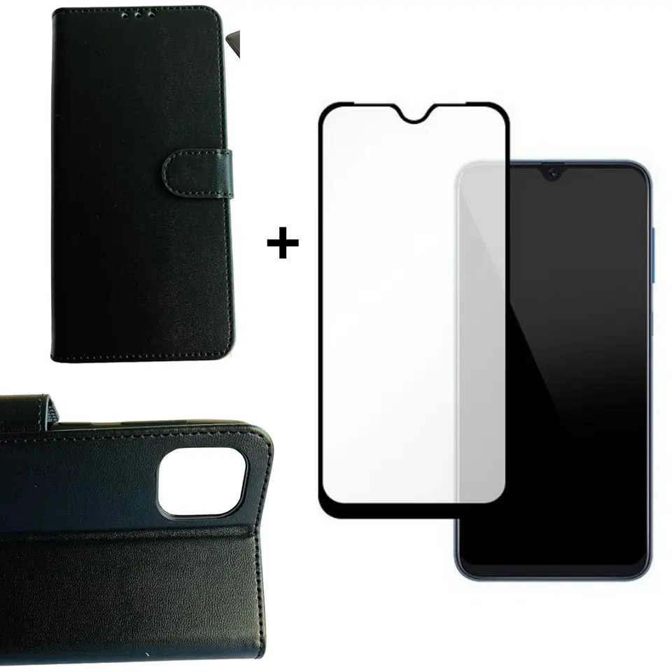 Carcasa Para Samsung A04 Normal Flip Cover Agenda + Mica Lámina 4