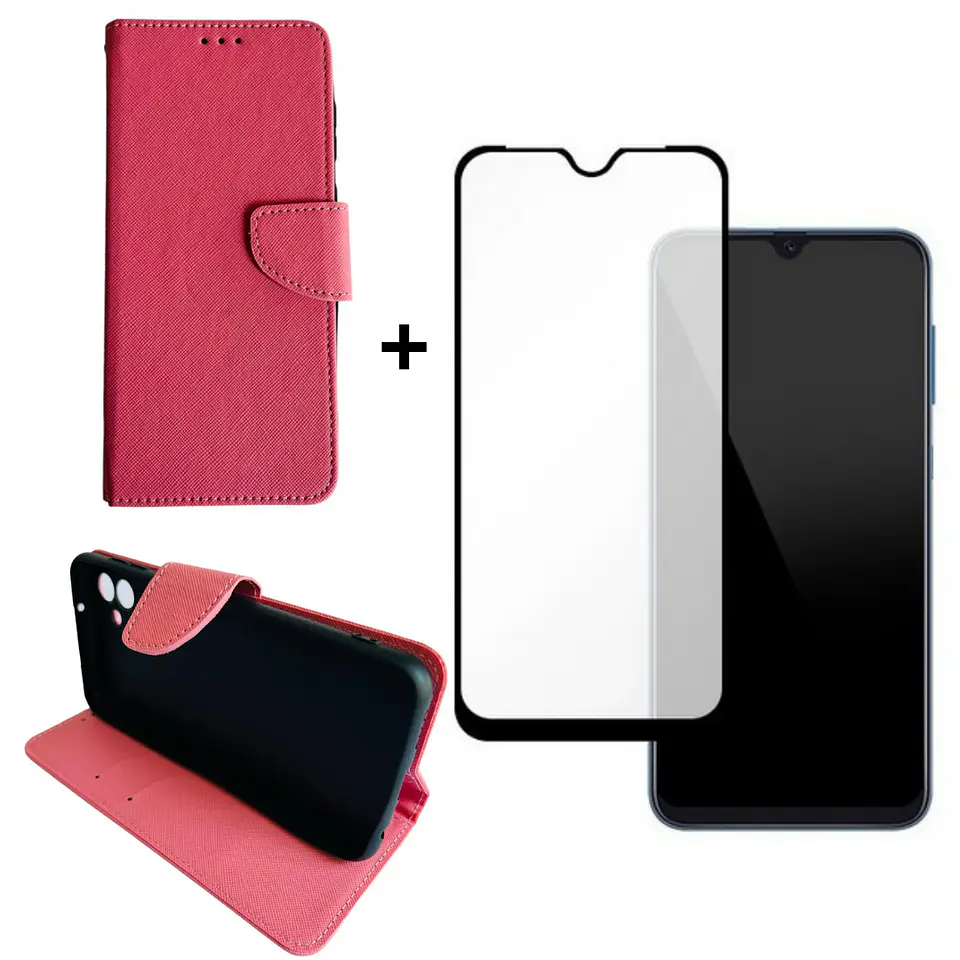 Carcasa Para Samsung A04 Normal Flip Cover Agenda + Mica Lámina 6