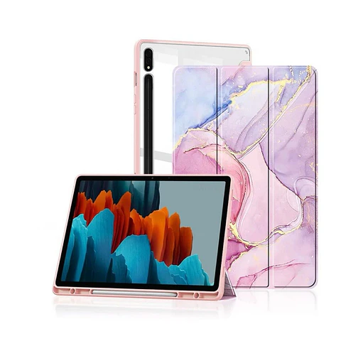 Funda Smart Cover Para Tablet Samsung S9 11 X710 Mármol