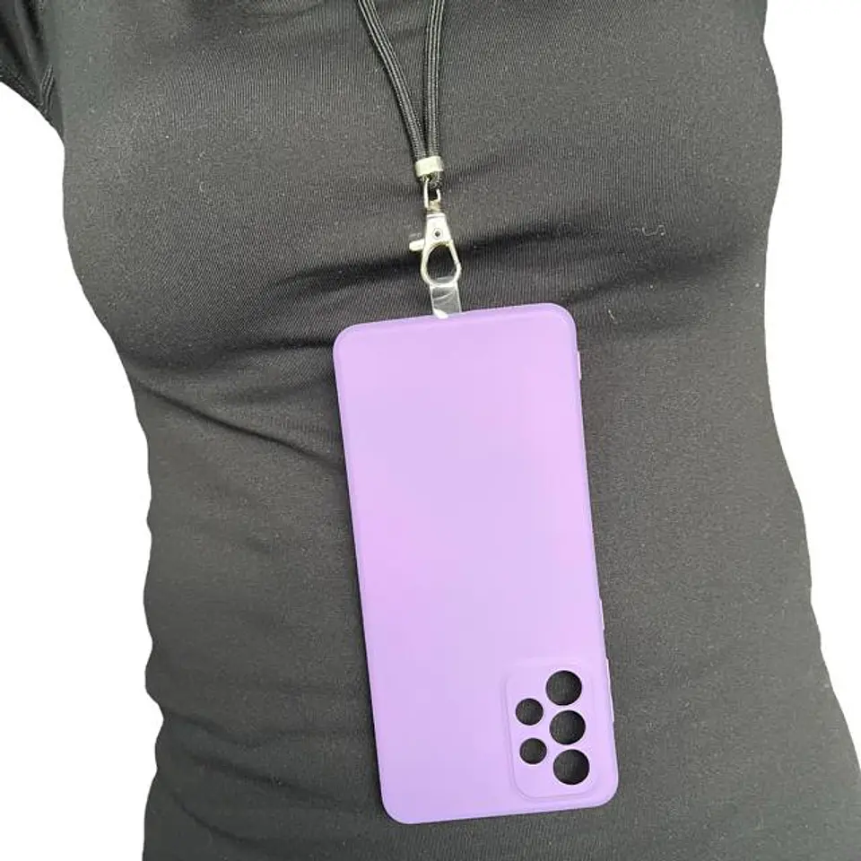 Carcasa Colgante Para Samsung A73 5G Silicona Color 2