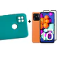 Carcasa Para Xiaomi Redmi 10a Silicona Color + Mica - Miniatura 1