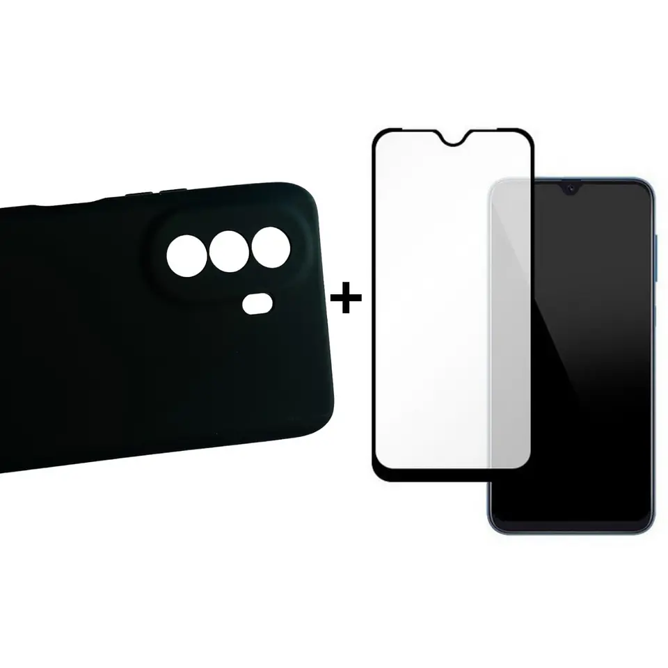 Carcasa Para Samsung A04s Silicona Color + Mica Lámina 4