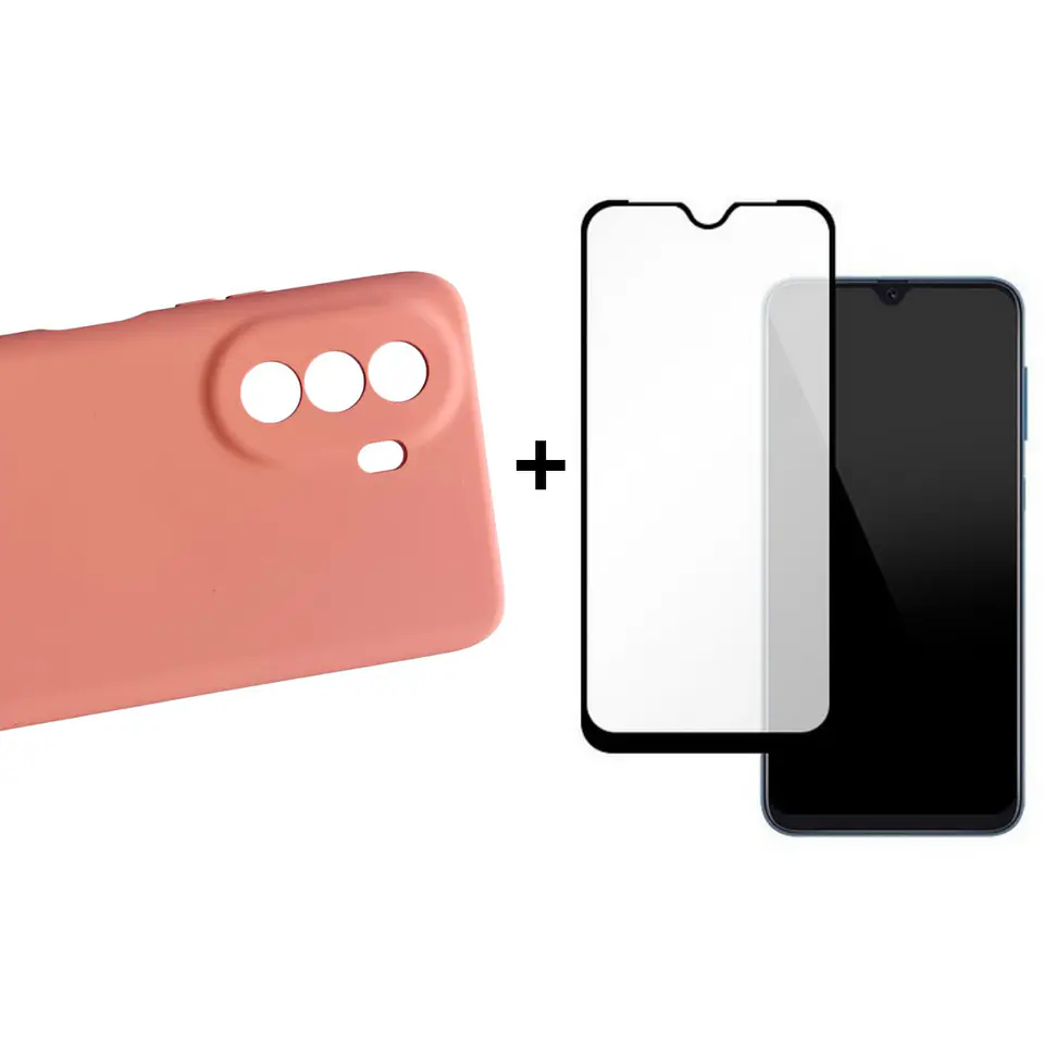 Carcasa Para Samsung A04s Silicona Color + Mica Lámina 5