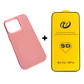 Carcasa Para iPhone 14 Pro Silicona Color + Mica Lámina - Miniatura 1