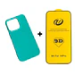 Carcasa Para iPhone 14 Pro Silicona Color + Mica Lámina - Miniatura 4