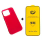 Carcasa Para iPhone 14 Pro Silicona Color + Mica Lámina - Miniatura 6