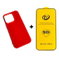 Carcasa Para iPhone 14 Pro Silicona Color + Mica Lámina - Miniatura 8