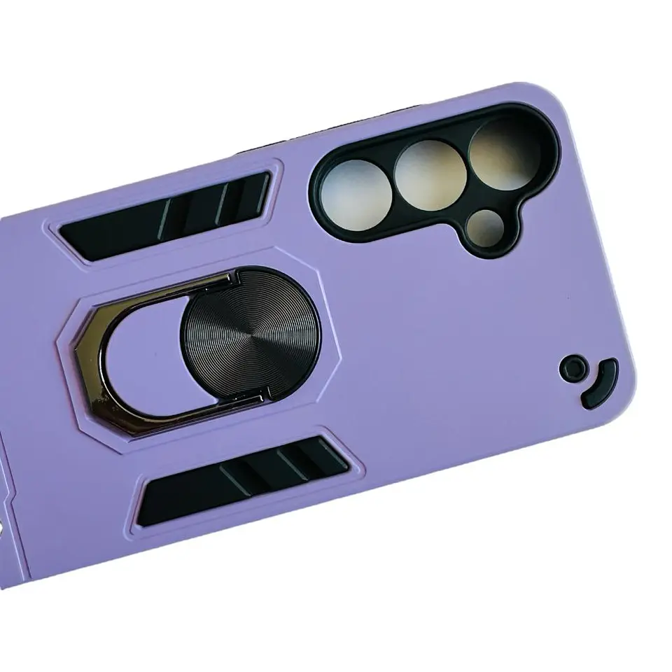 Carcasa Para Samsung S24 Plus Anti Golpes Anillo Colores 6