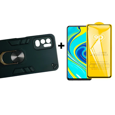 Carcasa Para Xiaomi Redmi Note 10 5g / Poco M3 Pro Anillo + Mica