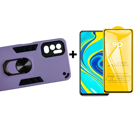 Carcasa Para Xiaomi Redmi Note 10 5g / Poco M3 Pro Anillo + Mica