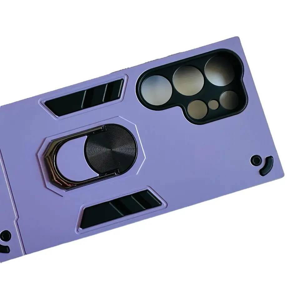 Carcasa Para Samsung S24 Ultra Anti Golpes Anillo Colores 7