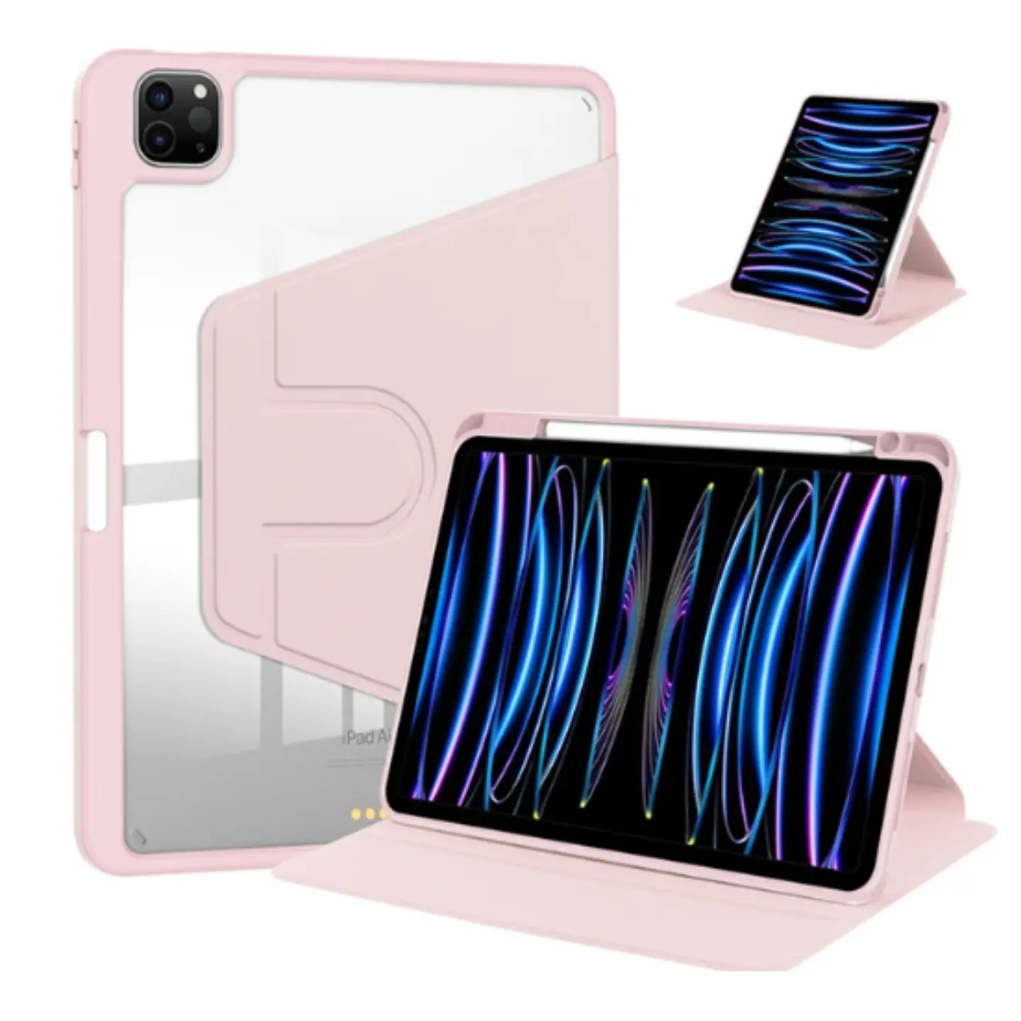 Carcasa Smart Cover Clear 360 Para iPad Pro 13 M4 2024 2