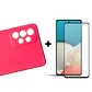 Carcasa Para Samsung A73 5g Silicona Color + Mica - Miniatura 4